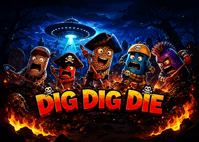 Dig Dig Die Game Poster