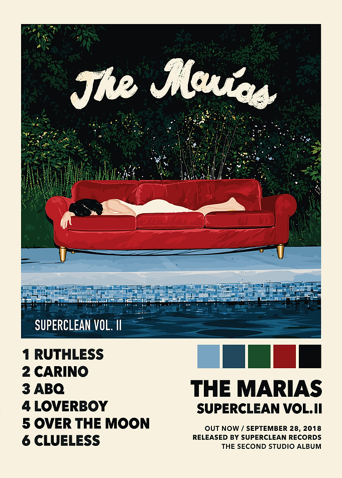 The Marias Superclean Vol. II Poster