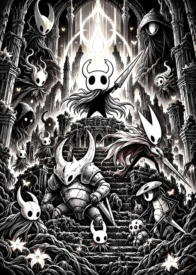 Hollow Knight Characters Epic
