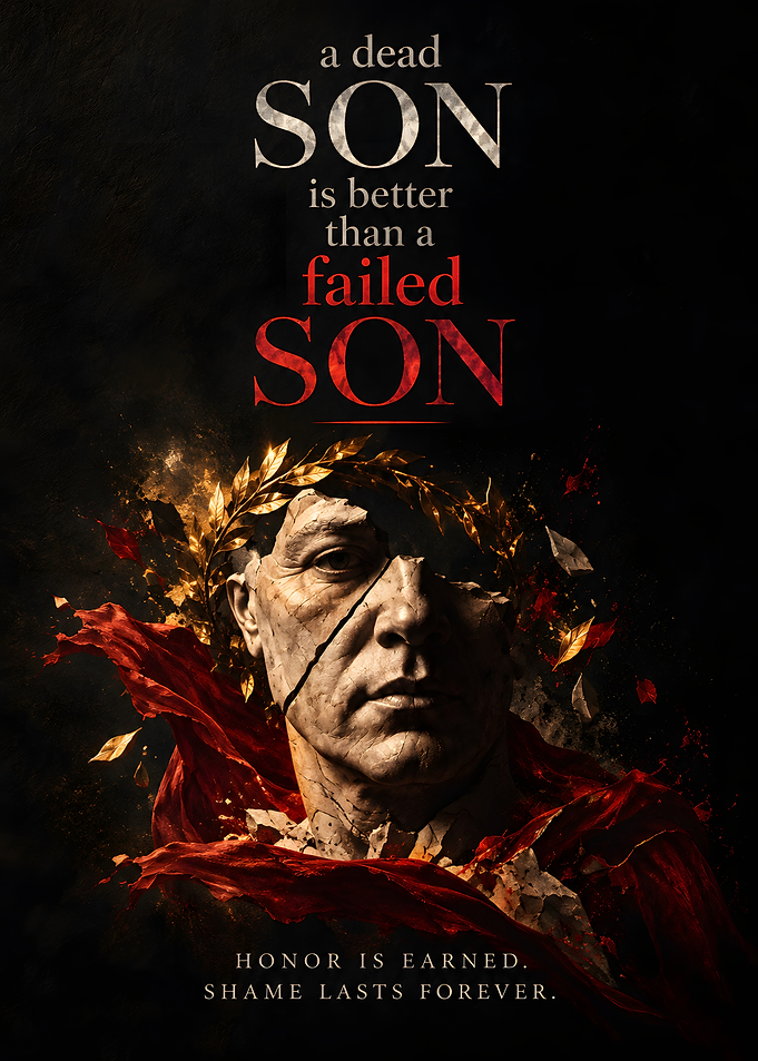 Gustavo Fring Roman Bust Poster