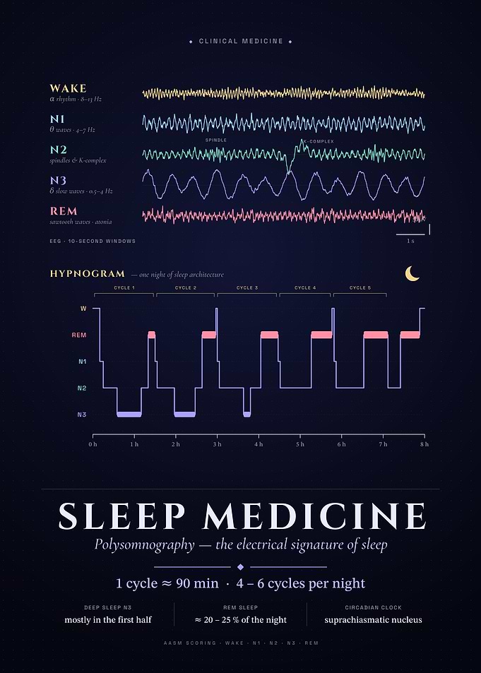 Sleep Medicine: Hypnogram & EEG Stages
