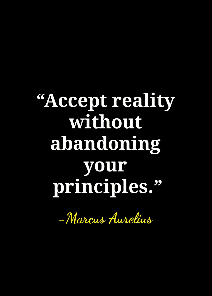 Marcus Aurelius Inspirational Quote Poster