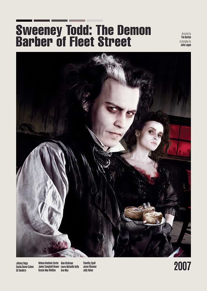 Sweeney Todd The Demon Barber of Fleet Street Movie Poster