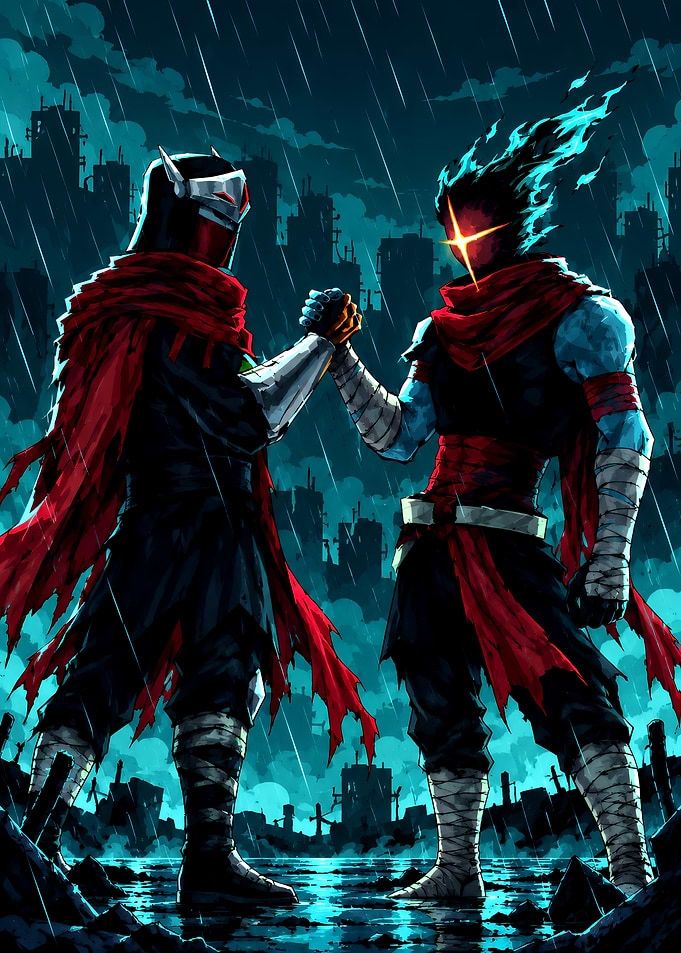 Dead Cells and Hyper Light Drifter