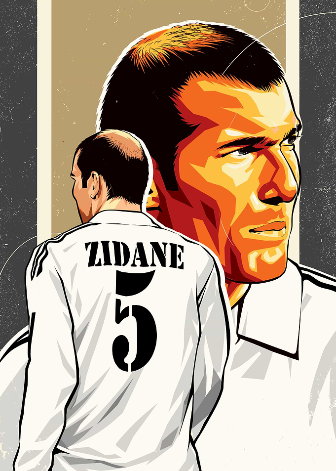 Zinedine Zidane Poster