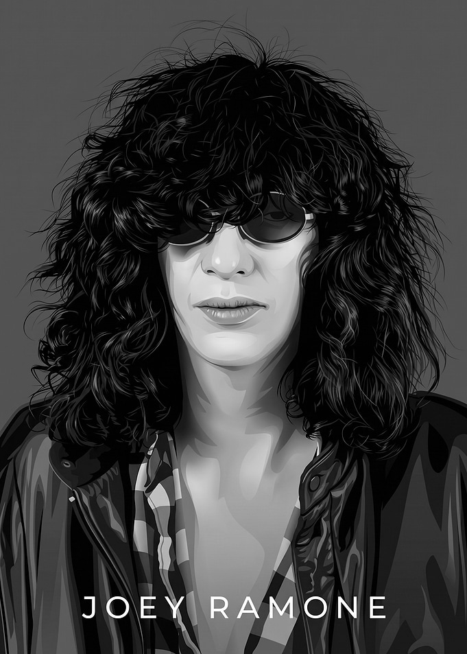 Joey Ramone Portrait Illustration