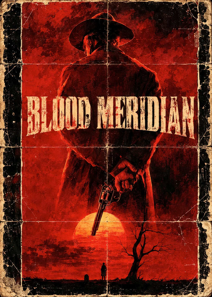 Blood Meridian Vintage Western Poster