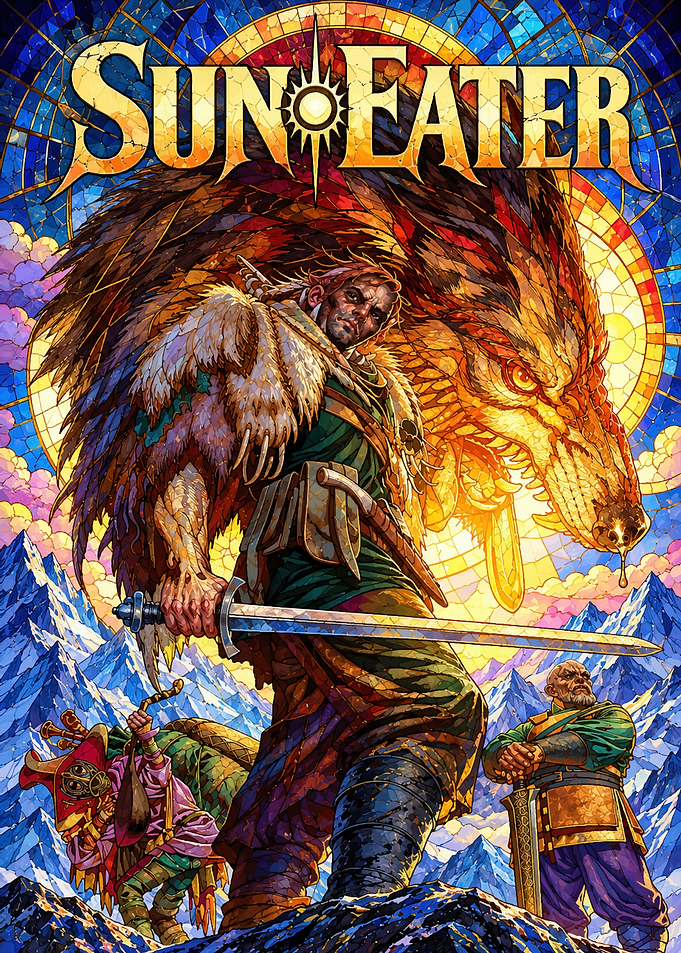 Sun Eater Fantasy Book Cover Art