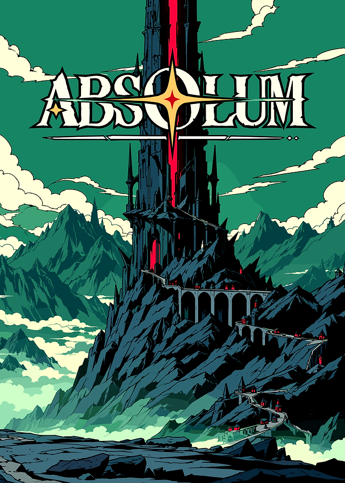 Absolum Dark Fantasy Tower Poster