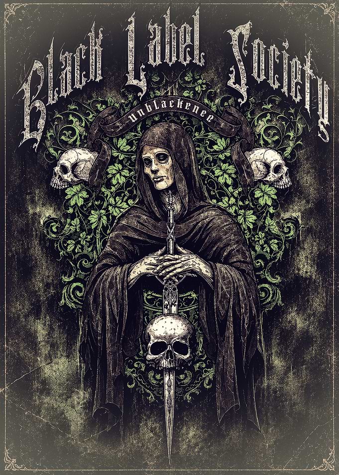 Black Label Society Unblackened Artwork