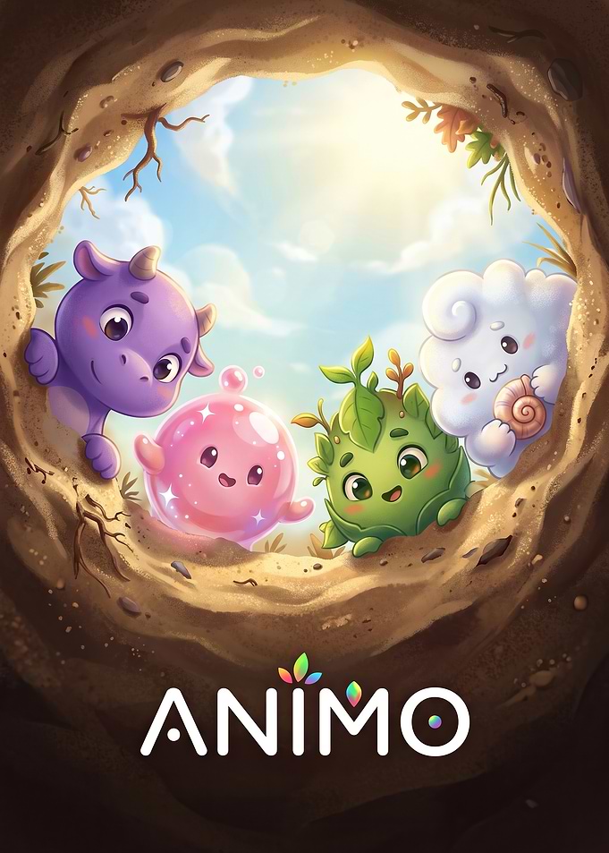 Animo Cute Creature Friends Illustration