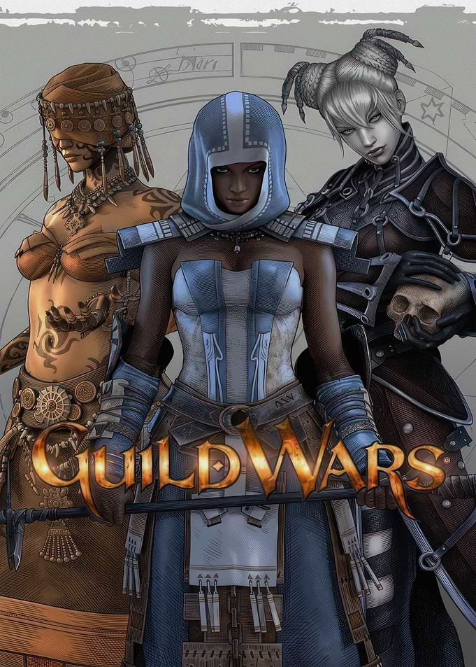 Guild Wars Promotional Character Art