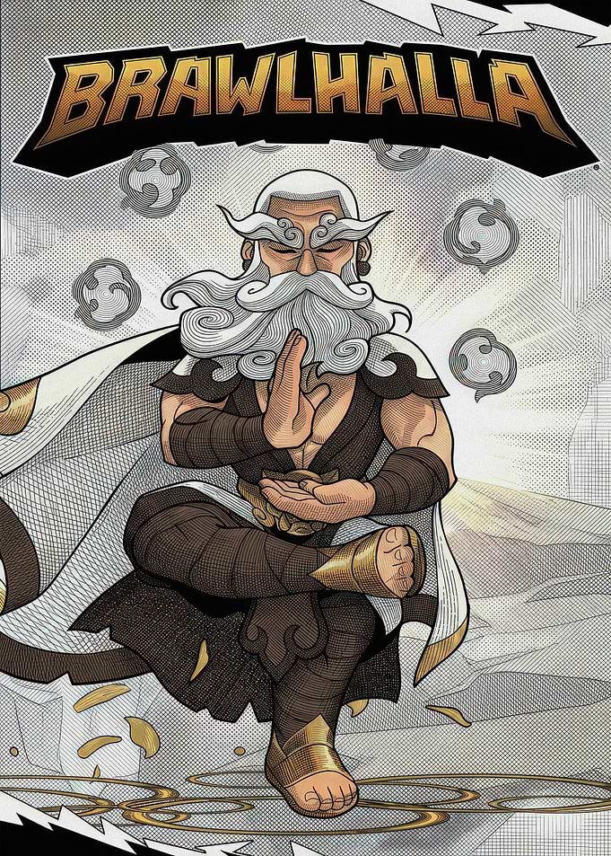 Brawlhalla Wu Shang Character Poster