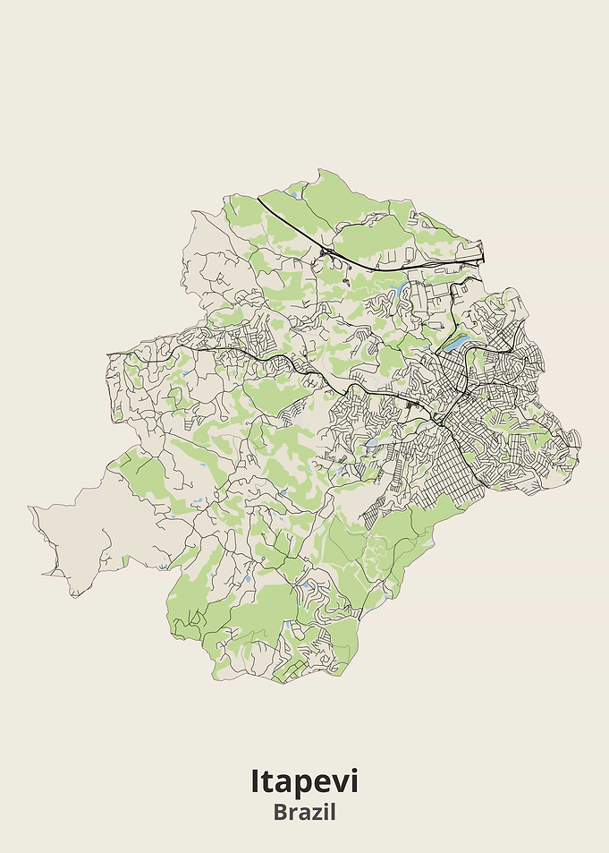 Map of Itapevi, Brazil
