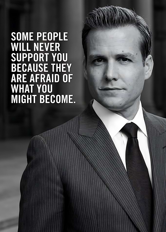 Harvey Specter Inspirational Quote Poster