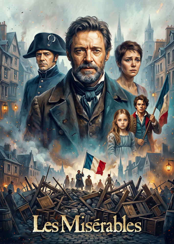 Les Misérables Movie Poster Art