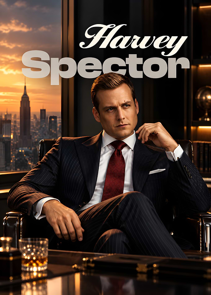 Harvey Specter Suits Poster