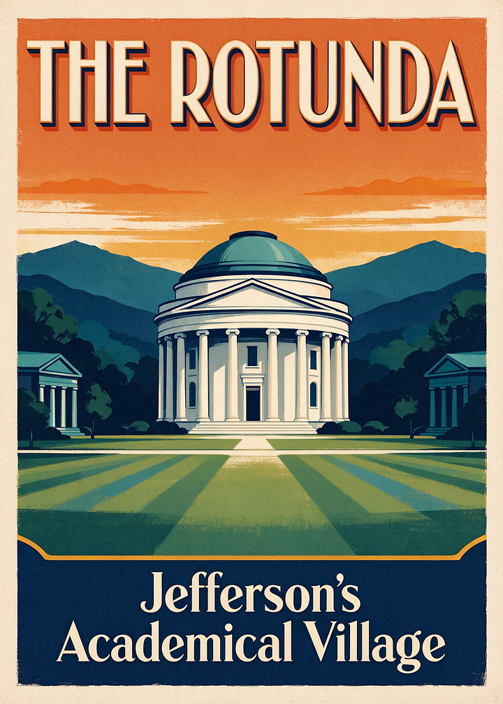 The Rotunda University of Virginia Poster