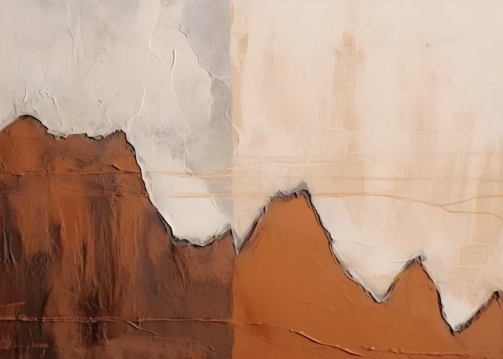 Abstract Earth Tone Textured Painting