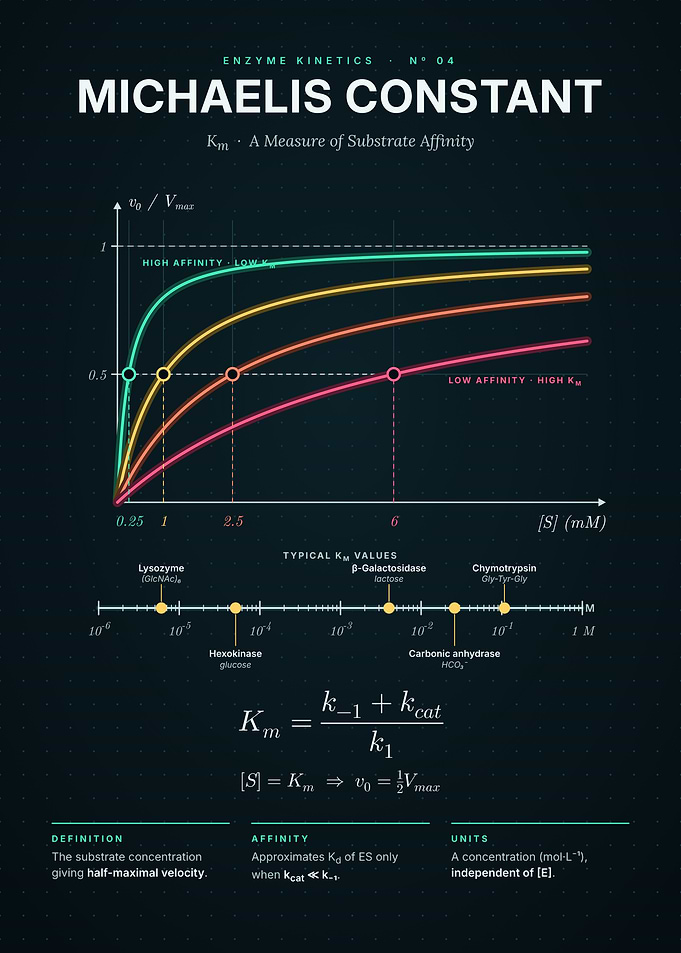 Michaelis Constant Km - Measure of Enzyme Affinity