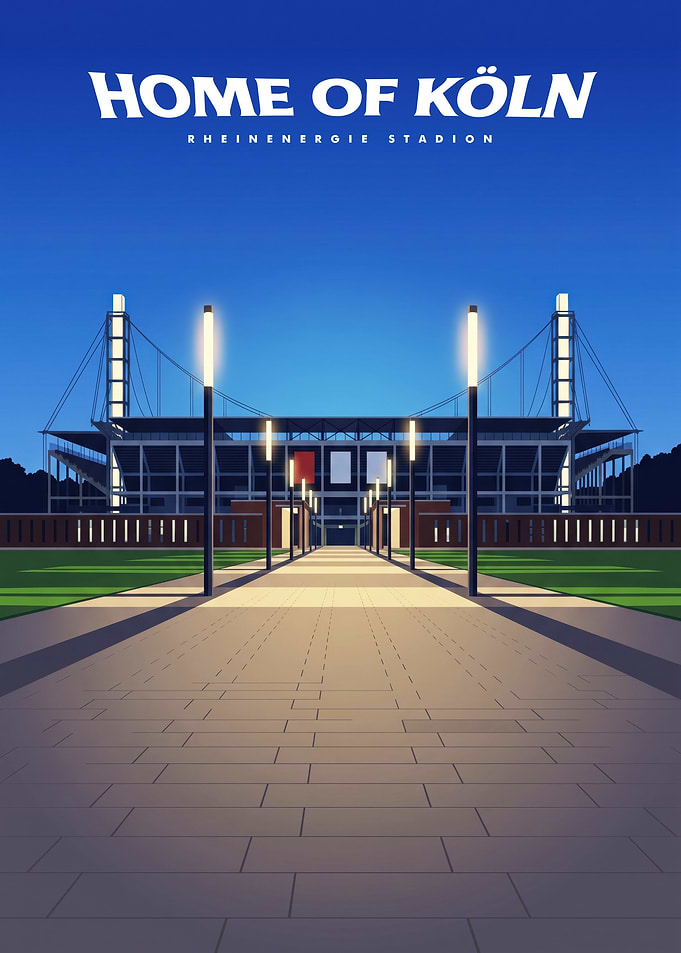RheinEnergie Stadion Cologne Poster