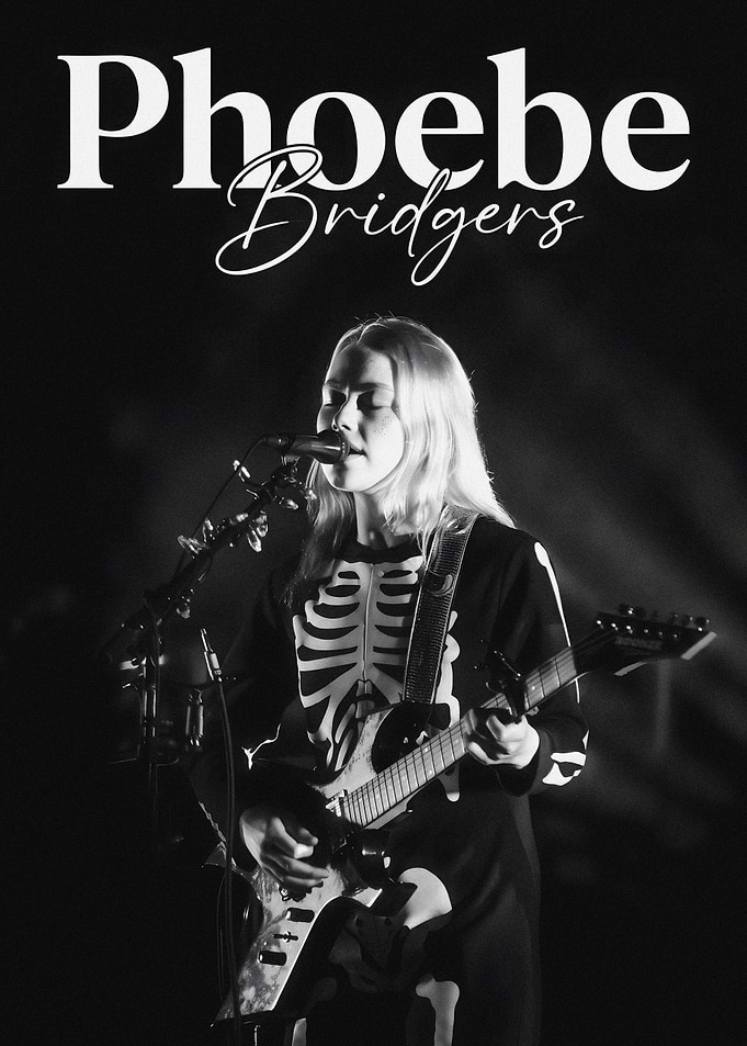 Phoebe Bridgers retro art