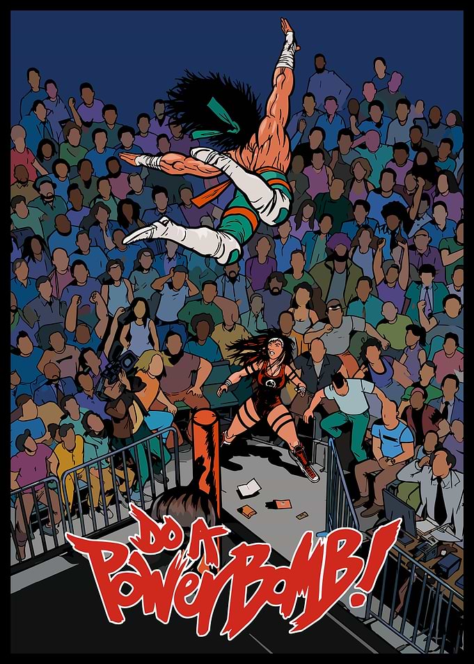 Do A Powerbomb Comic Cover Art