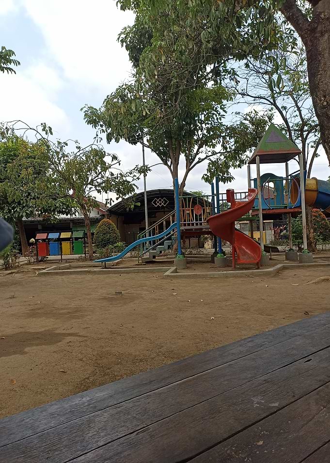 Outdoor Playground in a Park