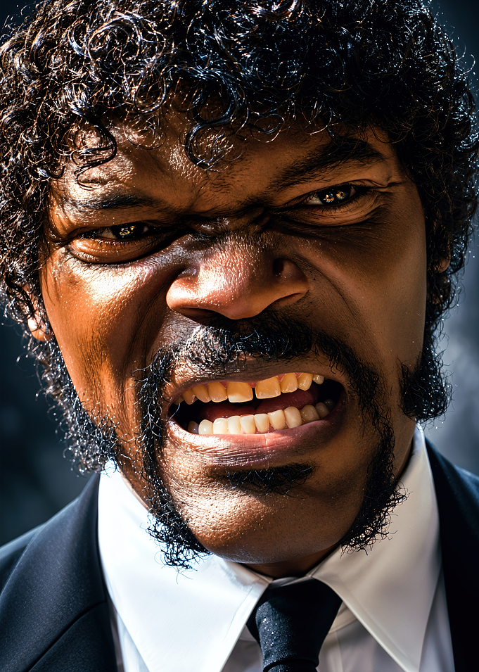 Jules Winnfield Pulp Fiction Portrait
