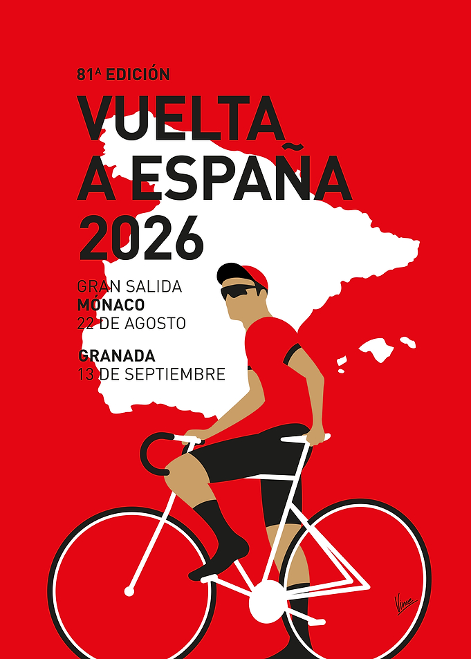 Vuelta a España 2026 Cycling Poster