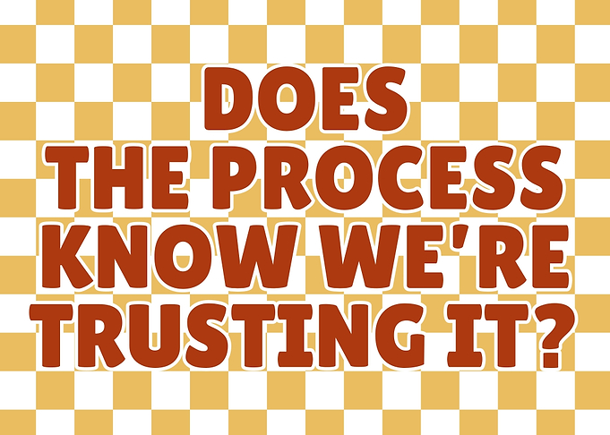 Trust The Process Inspirational Quote
