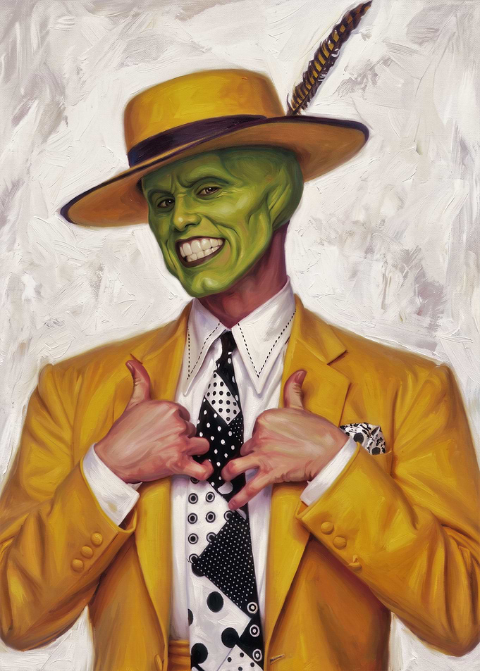 The Mask Portrait Painting