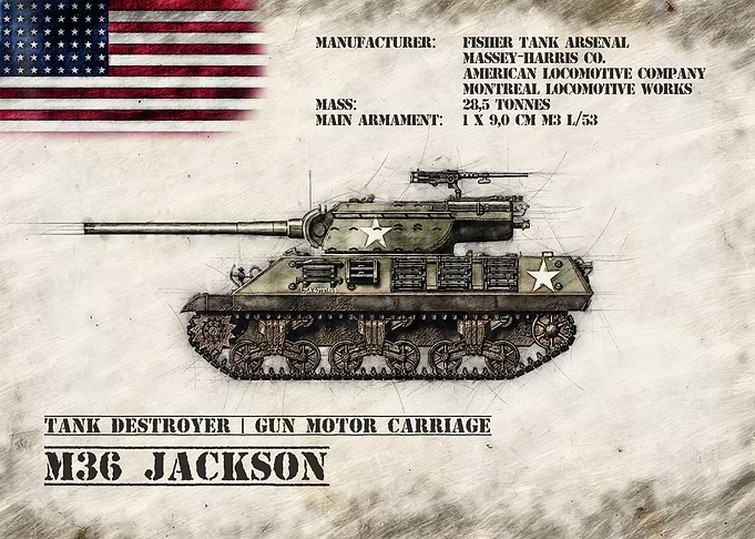 M36 Jackson Tank Destroyer