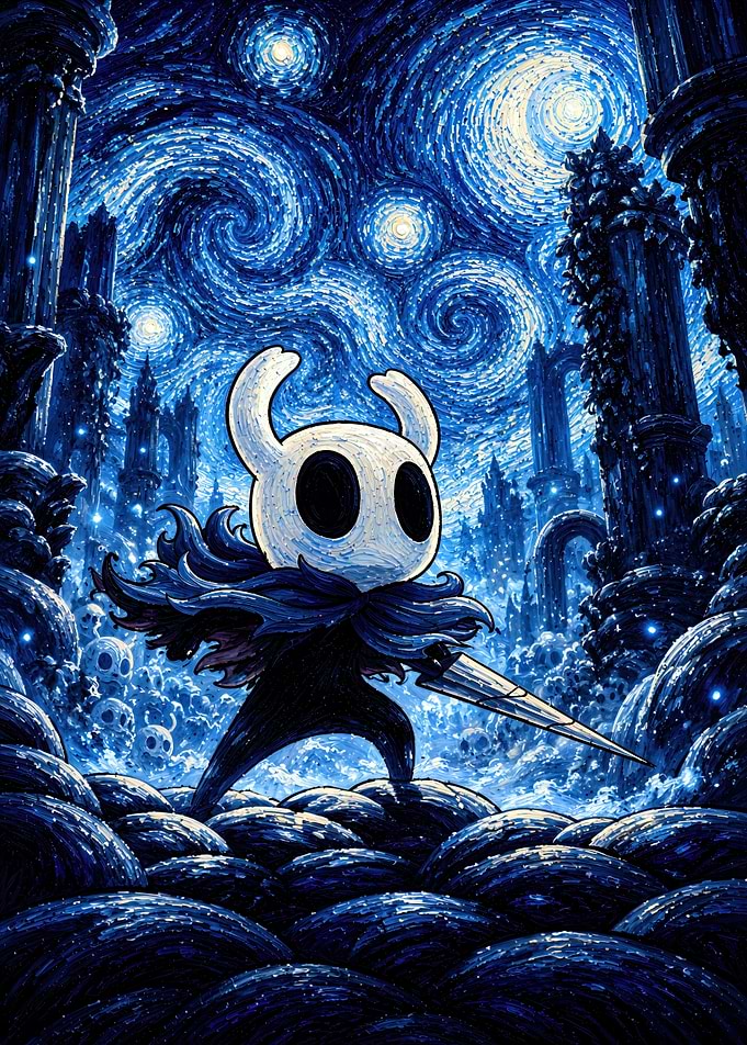 Hollow Knight Starry Night