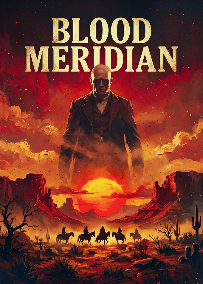 Blood Meridian Western Book Poster