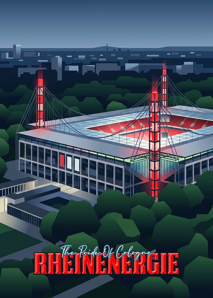 RheinEnergie Stadion Cologne Poster