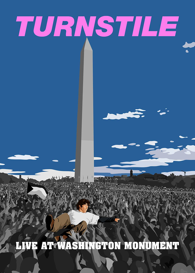 Turnstile Live at Washington Monument Poster
