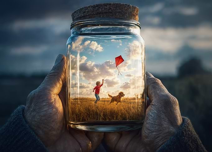 Childhood Memories Captured in a Jar