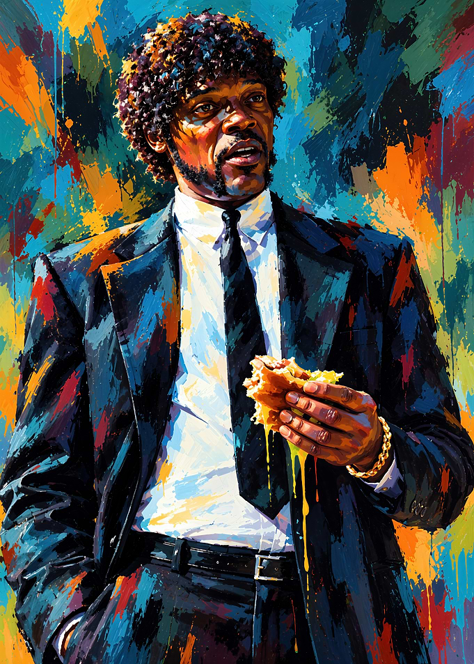 Jules Winnfield Pulp Fiction Pop Art