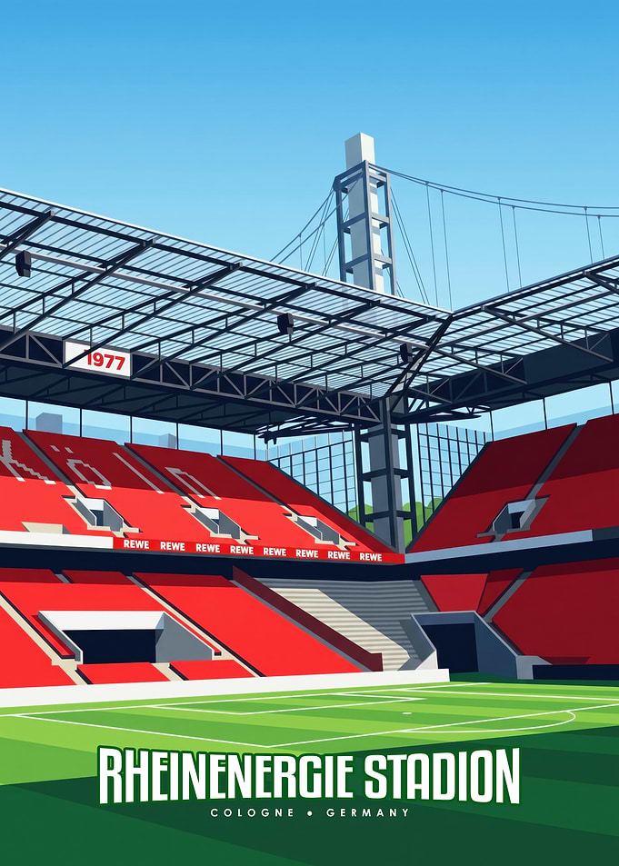 RheinEnergie Stadion Cologne Poster