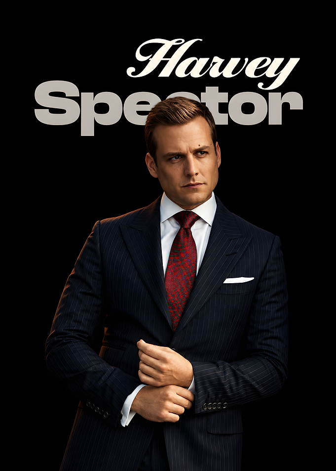 Harvey Specter Suits Poster