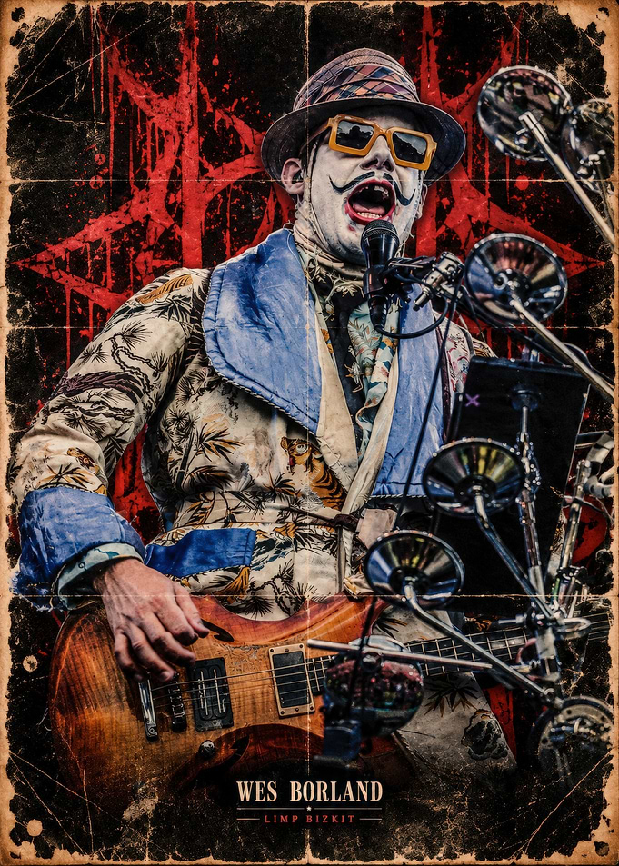 Wes Borland Limp Bizkit Portrait