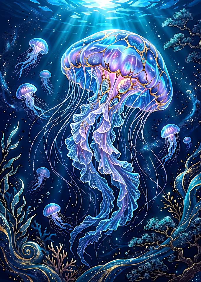 Bioluminescent Jellyfish