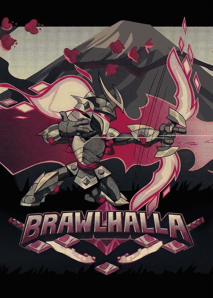 Brawlhalla Koji Samurai Archer Poster