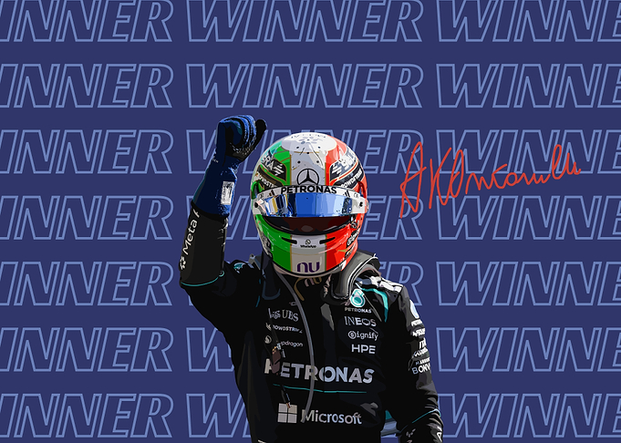Andrea Kimi Antonelli F1 Winner Poster