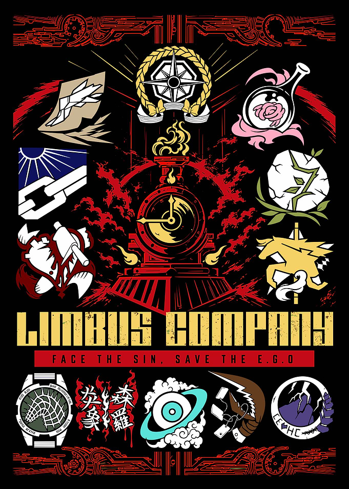 Limbus Company Game Logo Poster