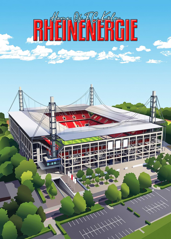 RheinEnergieStadion FC Köln Poster