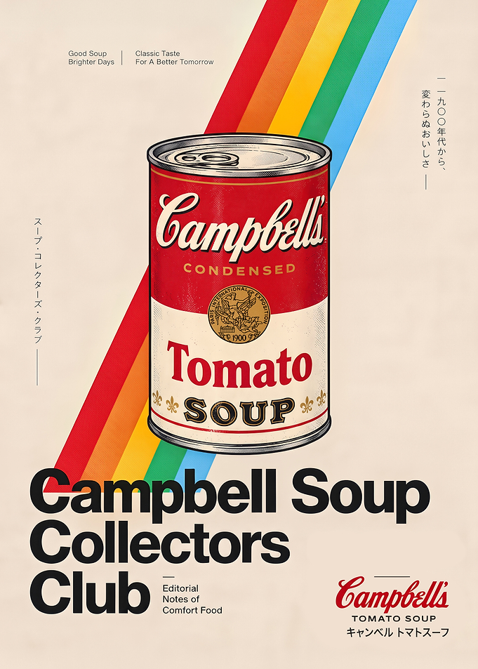 Campbell's Tomato Soup Collectors Club Poster