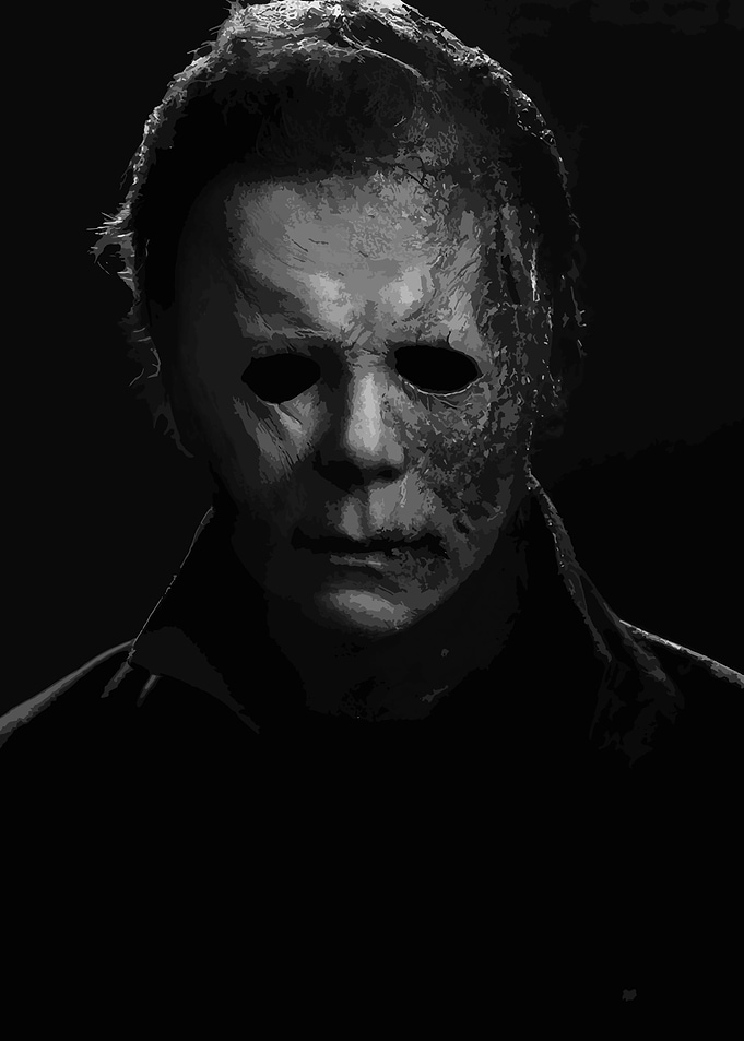 Michael Myers Halloween Horror Portrait