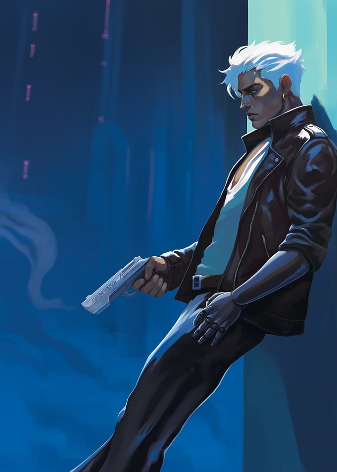 Johnny Silverhand in Night City